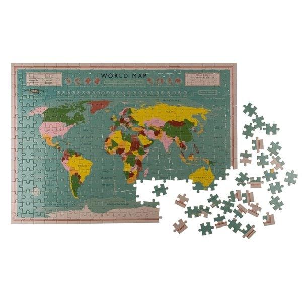 World Map Puzzle 300 Pieces Country Earth Map Puzzle