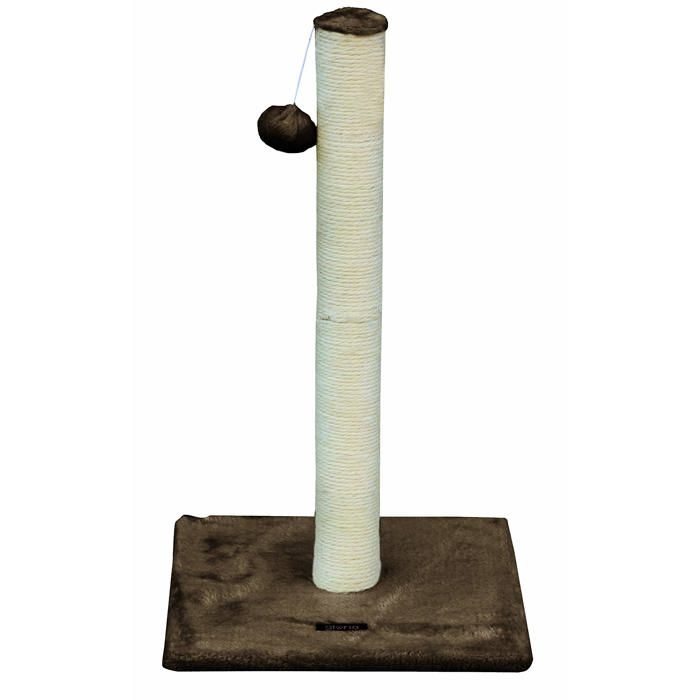 Cat Scratcher - GLORIA THE BEST FOR YOUR BEST FRIEND - Danube Model - 36x60x36 Cm - Brown - Sisal - Play Ball