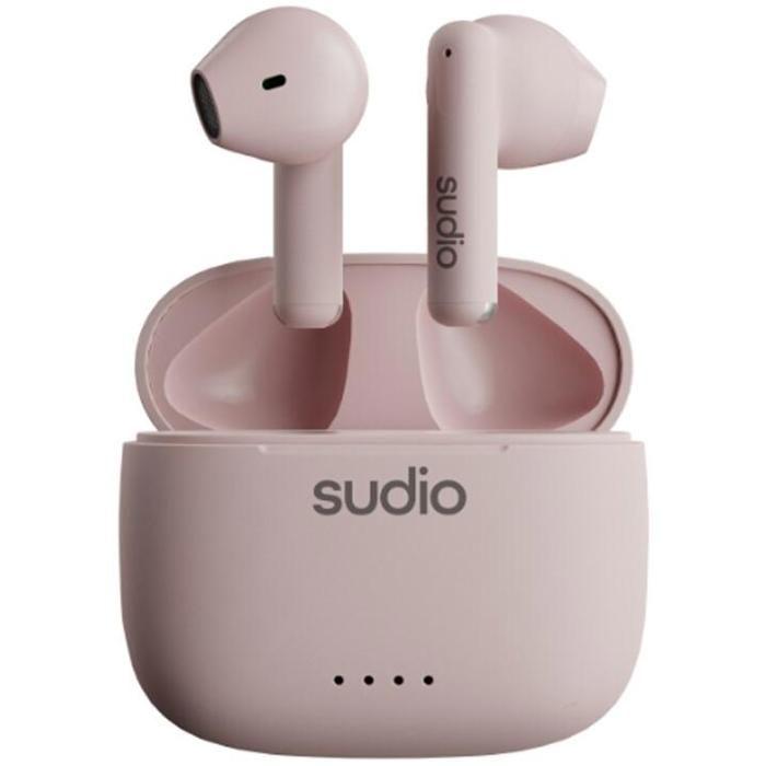 Wireless Earbuds - Sudio - A1PNK - Bluetooth 5.3 - IPX4 - 45 Hours Battery Life
