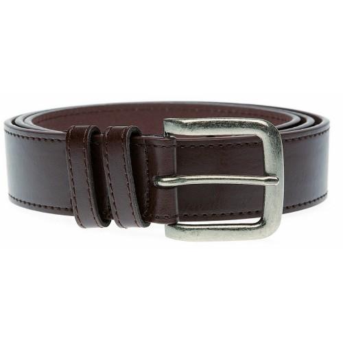 Duke Mens D555 Archie Antique Look Bonded Leather Buckle Waist Belt