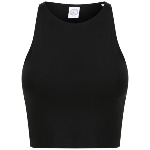 SF Womens/Ladies Cropped Crop Top