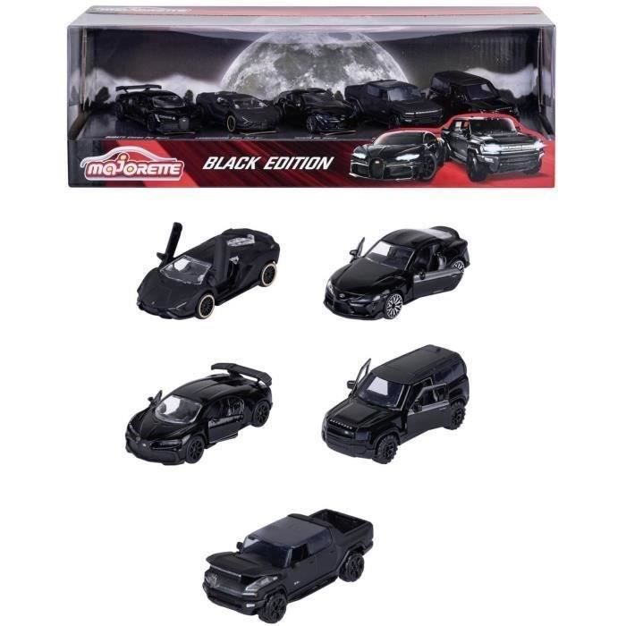 MAJORETTE - Giftpack - Black Edition 5Pcs Giftpack - Collectible Vehicles