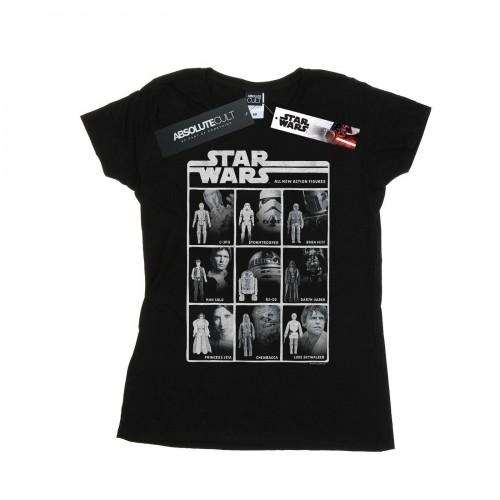 STAR WARS Womens/Ladies Class Of Action Figures Cotton T-Shirt