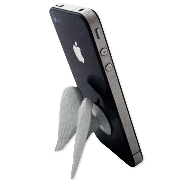 Suction Cup Wing Dock Support for Smartphone Black