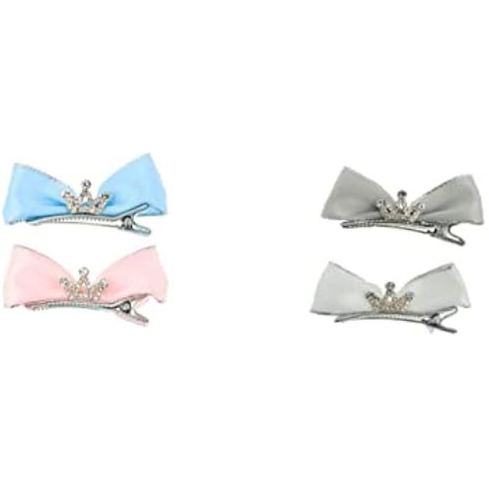 Hair Hooks - INCA - 2 Mod. Sdos - Set of 2 - Bow and Crown - Trendy Accessory