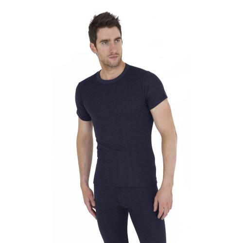 Mens Thermal Underwear Short Sleeve T Shirt Polyviscose Range (British Made)