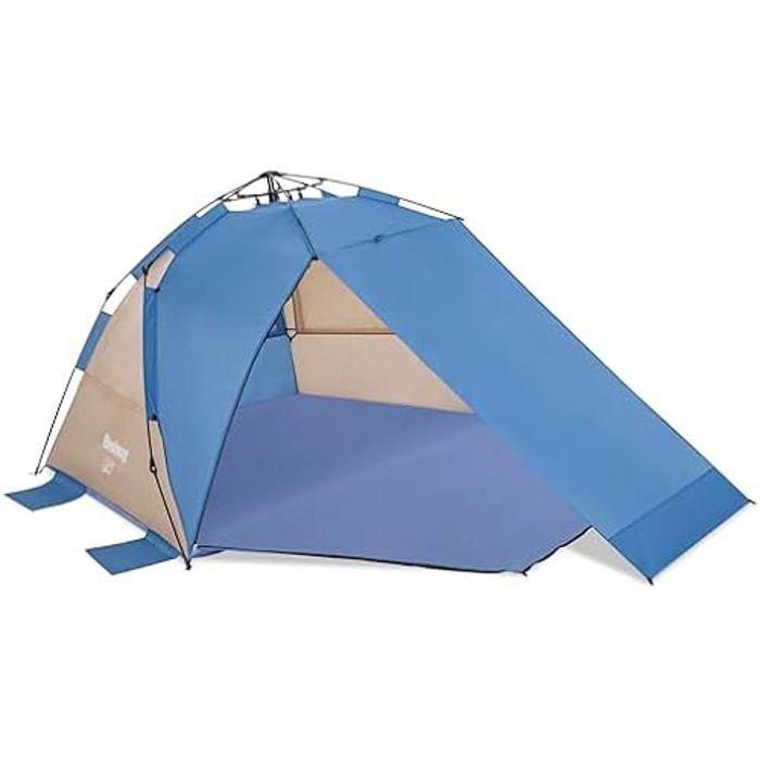 Tent - BESTWAY - Beach Dome - 4 Persons - SwiftClick Assembly - 234x240x125 Cm - Blue/Beige