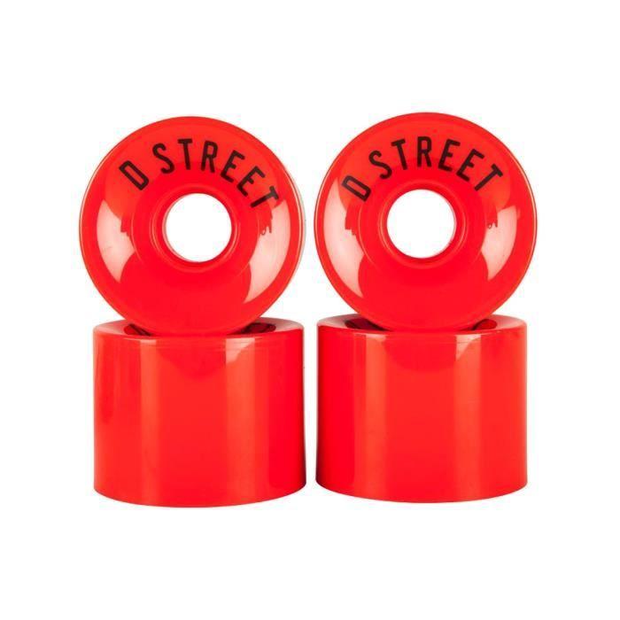 D-Street 59 Cent 78A - 59mm Red Cruiser Skateboard Wheels