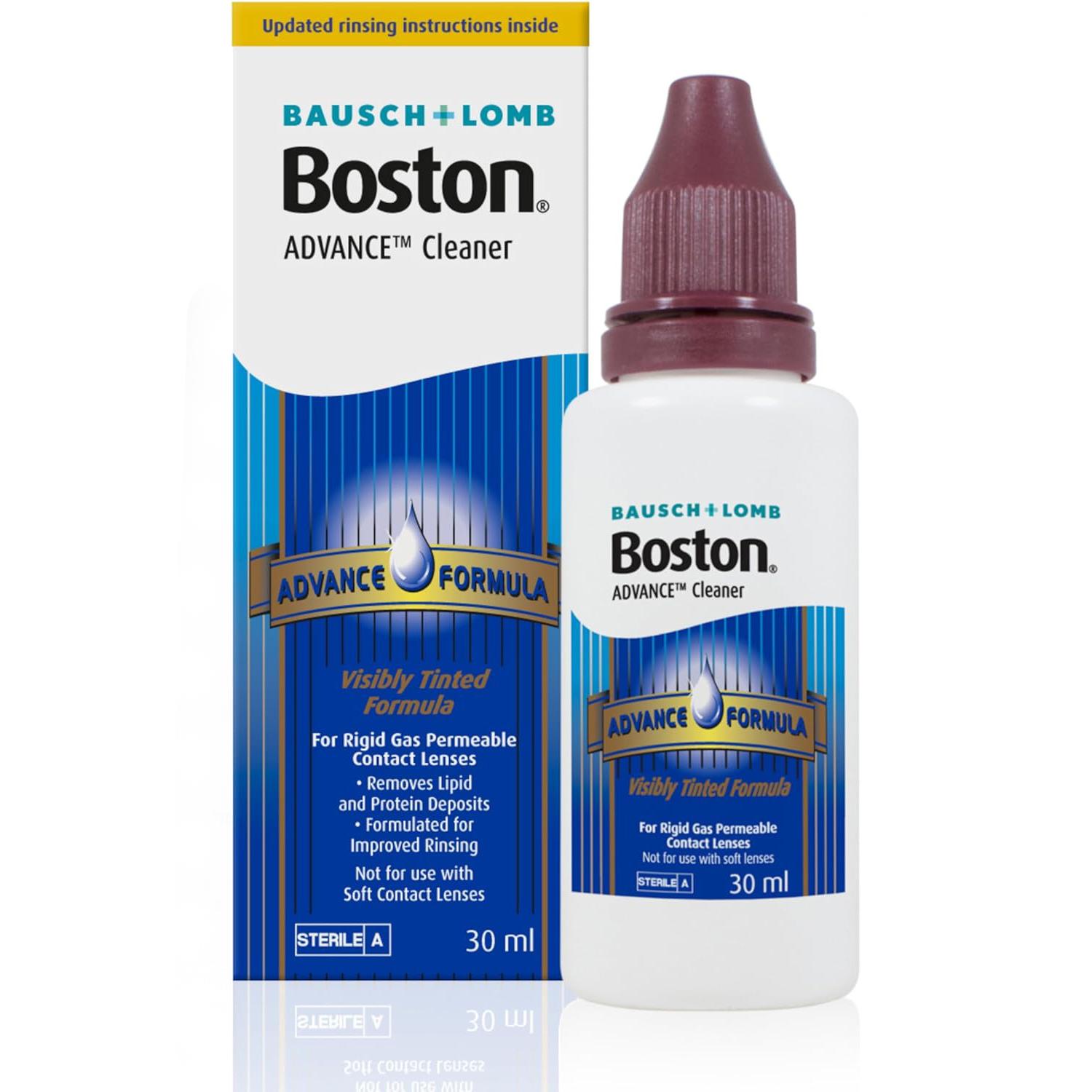 Boston Advance Cleaner, Leaves Lenses Clean, Ready for Disinfection and Conditioning, for Rigid Gas Permeable (RGP) and Hard Contact Lenses, 30 Ml