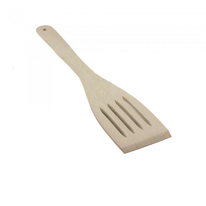 Chef Aid Wooden Slotted Spatula