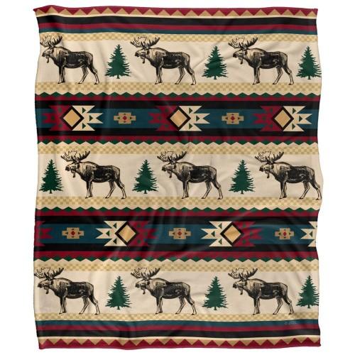 JQ Licensing Silky Moose Supersoft Blanket