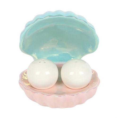 Something Different Clamshell Salt and Pepper Shakers