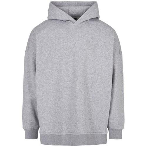 Build Your Brand Mens Oversized Cut-On Hoodie