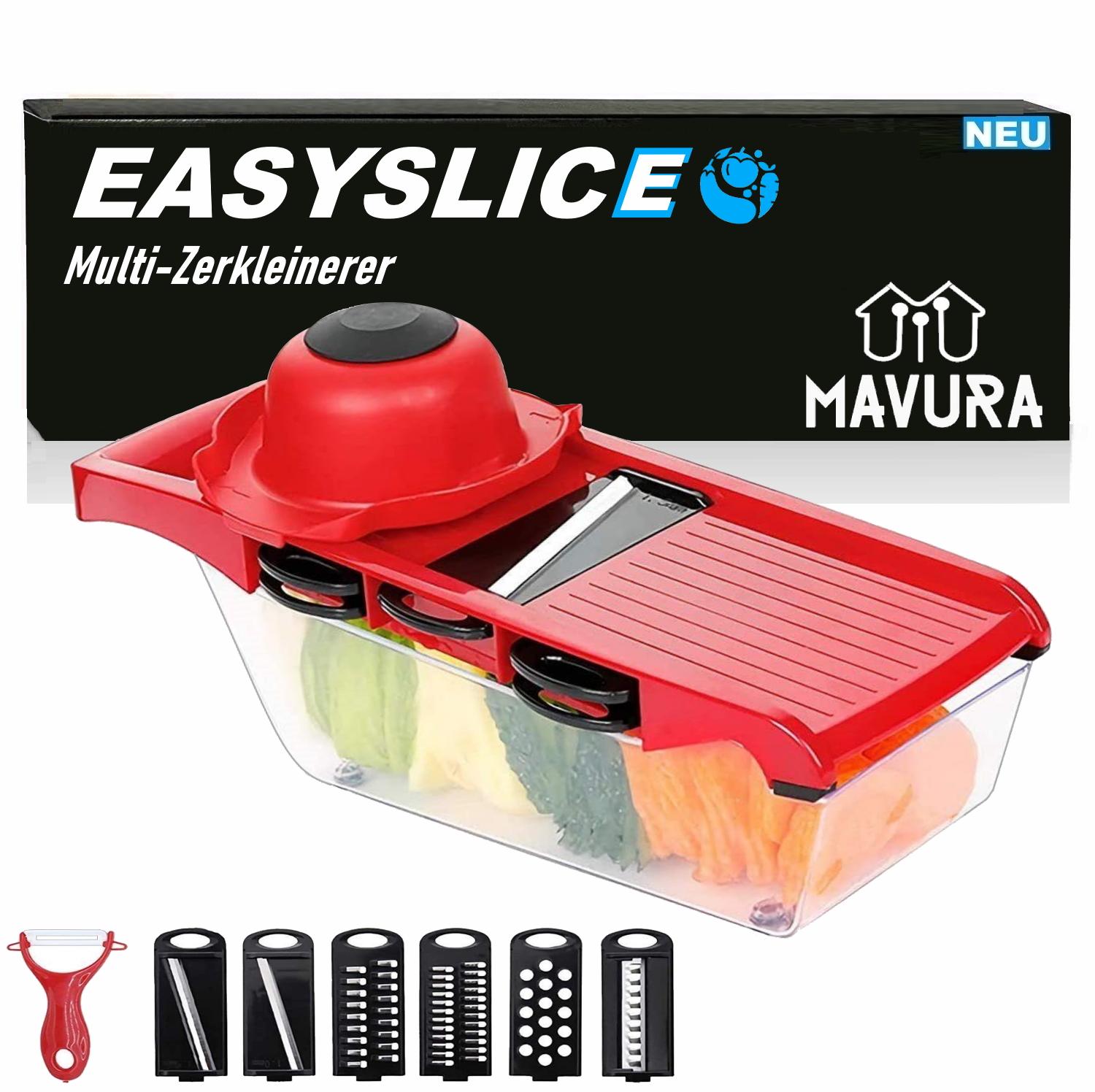 EASYSLICE Mandoline Vegetable Cutter Vegetable Slicer Multi Cutter Vegetable Peeler
