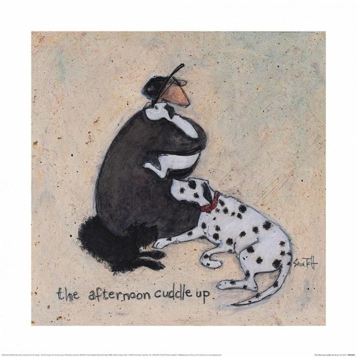 Sam Toft The Afternoon Cuddle Up Wall Art