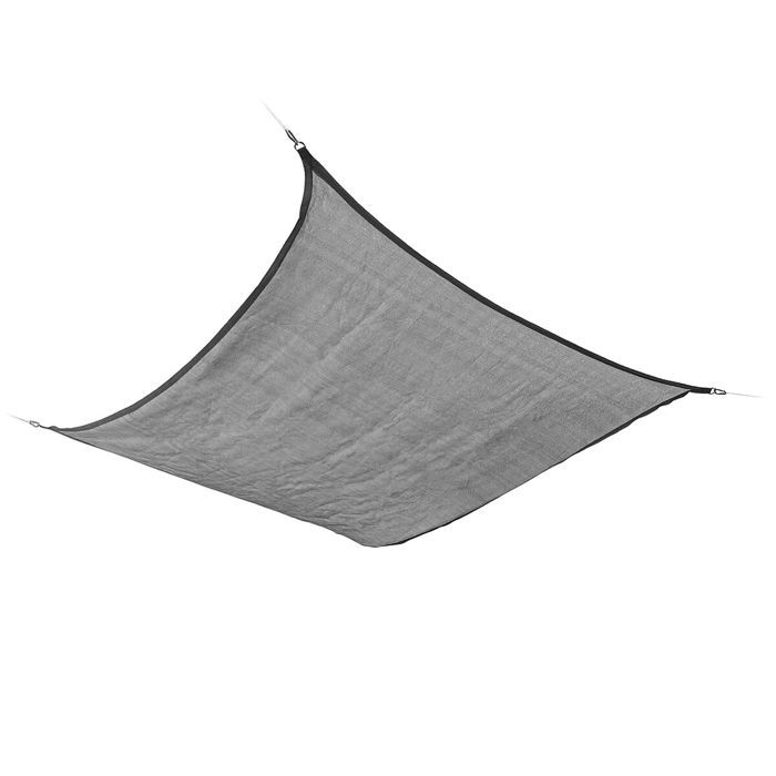 InnovaGoods Shazail Rectangular Shade Sail 2 X 3 M - Grey