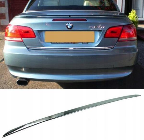 BMW 3 E92 E93 - Chrome Trunk Trim - Tailgate Accent - Premium Car Rear Detail - Shine Enhancer Tuning On the Tailgate