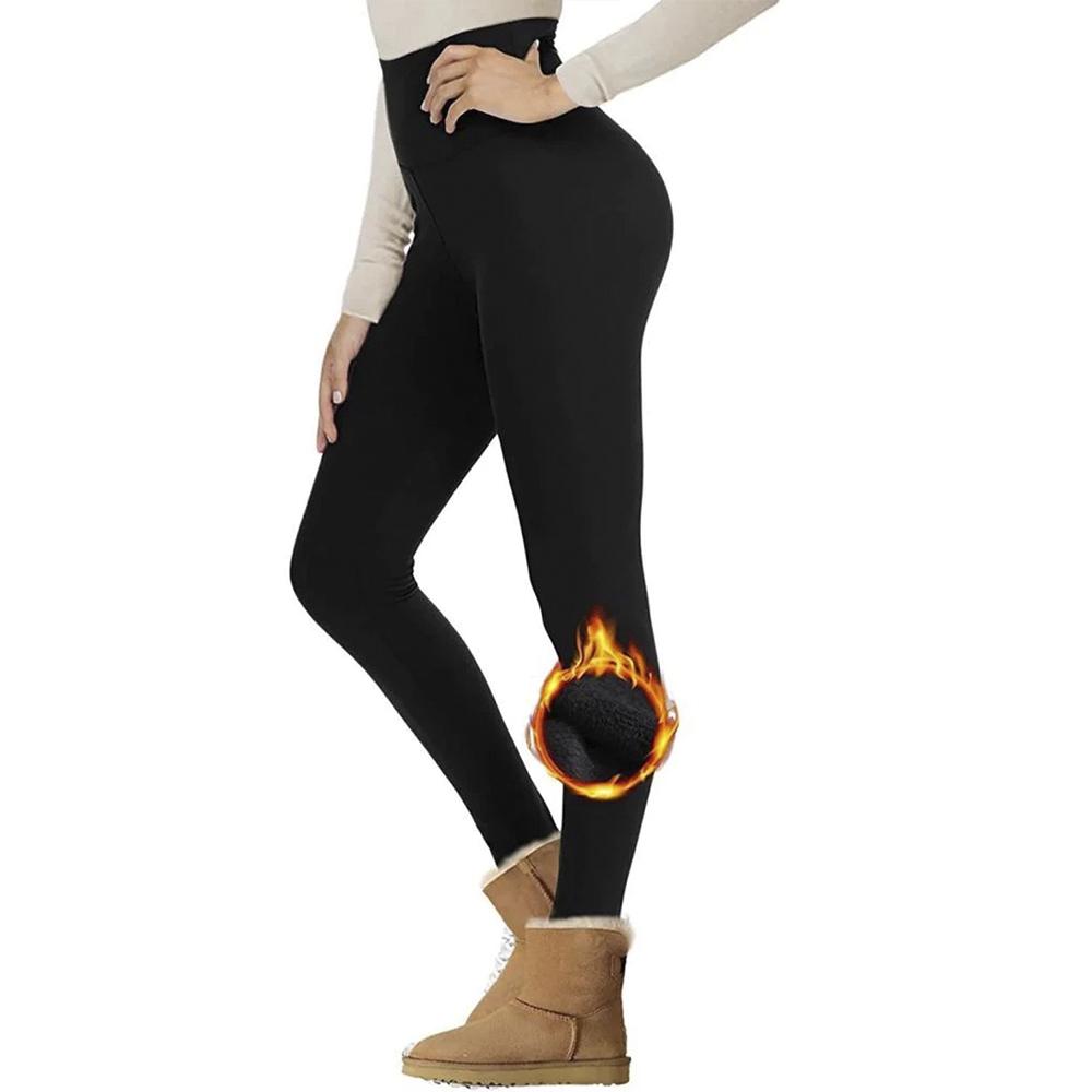 Warm Leggins for Women Winter Autumn Pants Black Color Outside Walking NEEDIVYOU