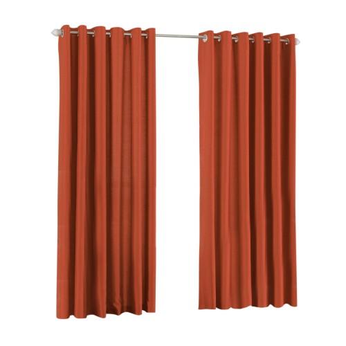 Riva Home Fiji Faux Silk Ringtop Curtains
