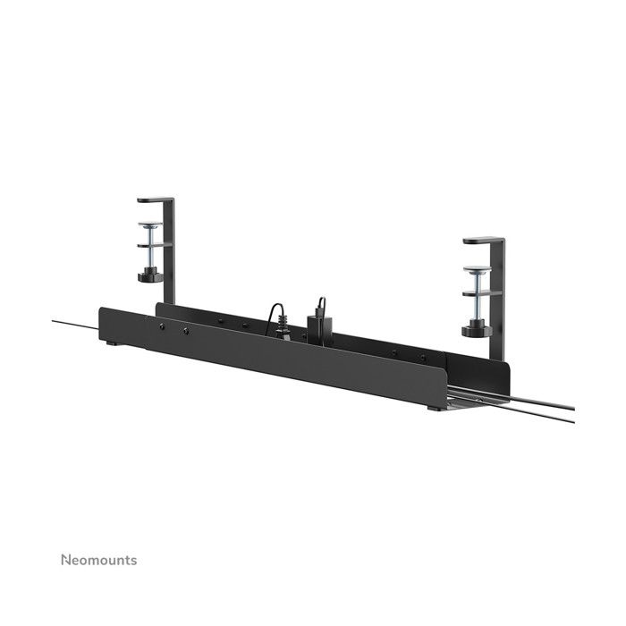 Cable Management Trunking - Neomounts ADS07-120BL - Black - Adjustable Width 80-120 Cm - Tool-free Installation