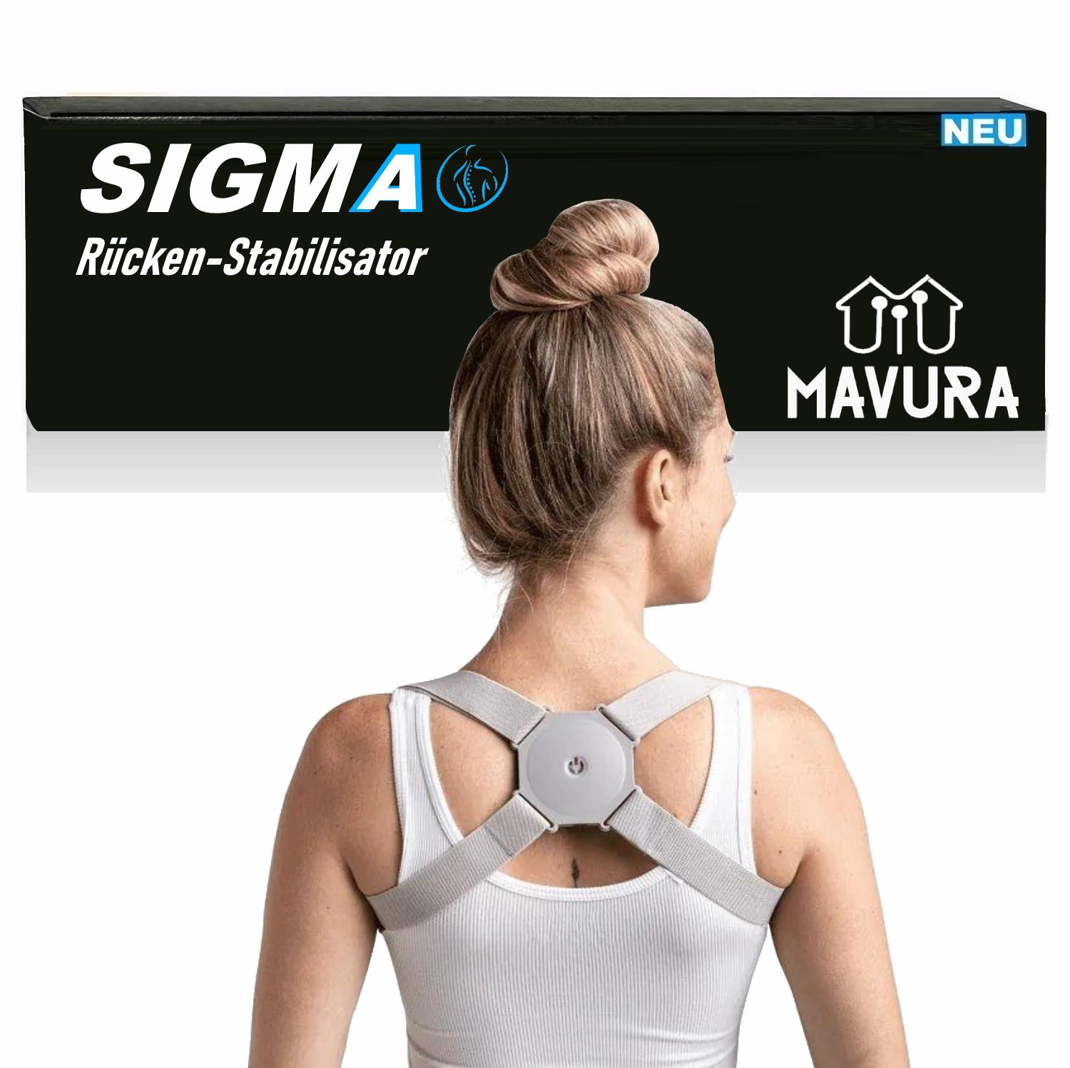 SIGMA Smart Back Support Straightener Stabilizer Belt Posture Corrector