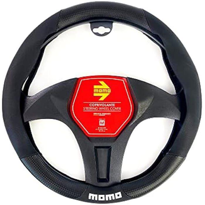 Steering Wheel Cover - MOMO - Easy - Black - Universal - Diameter 36.5-39 Cm