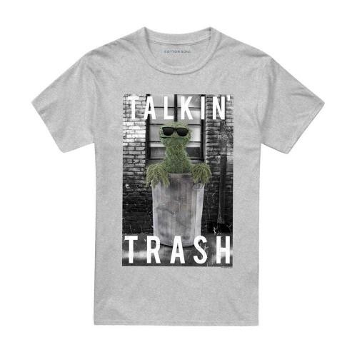 Sesame Street Unisex Adult Talkin Trash T-Shirt
