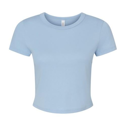 Bella + Canvas Womens/Ladies Micro-Rib Crop Top