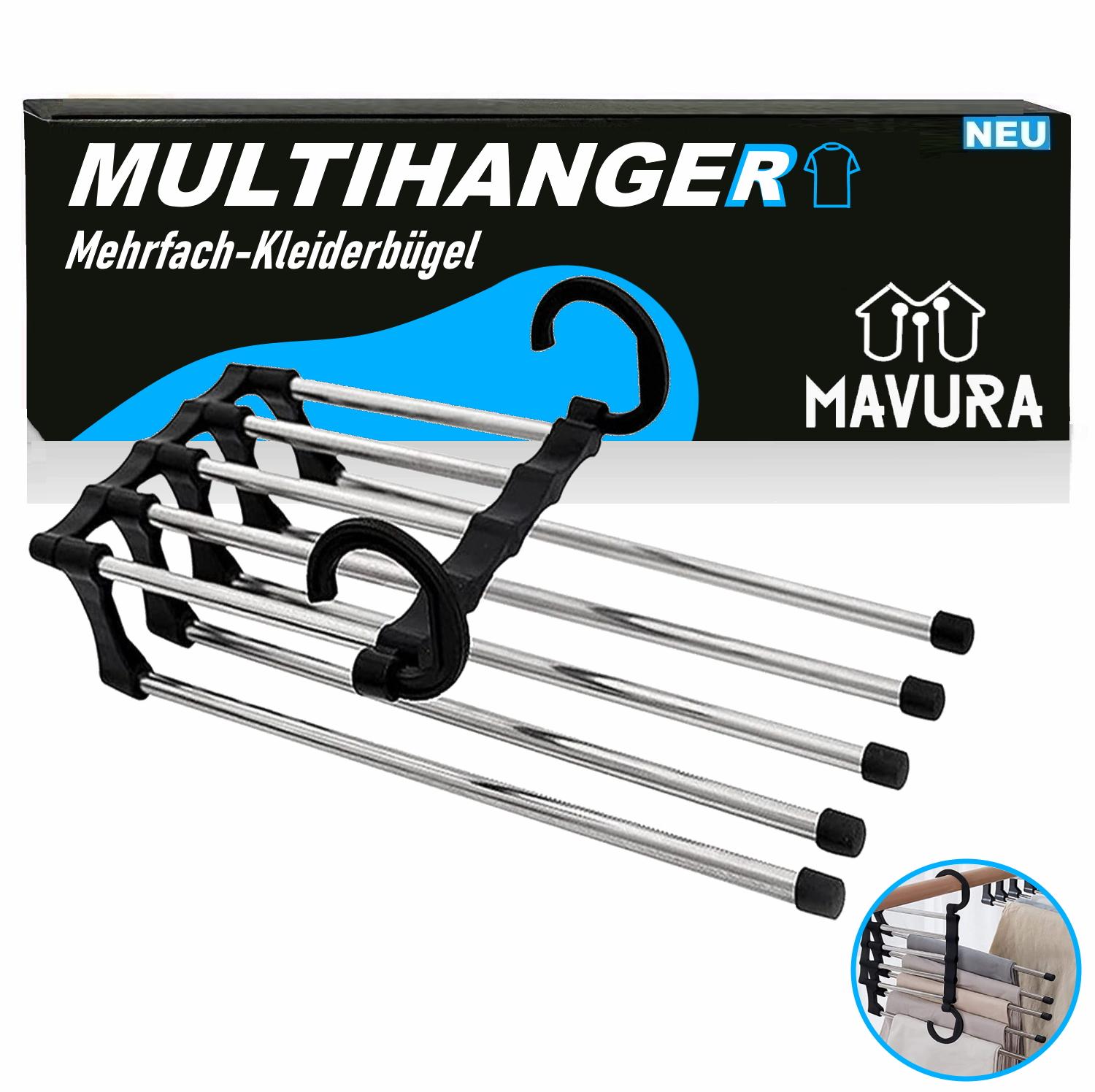 MULTIHANGER Clothes Hanger Stainless Steel Laundry Hanger Clothes Hook Space Saving Hanger