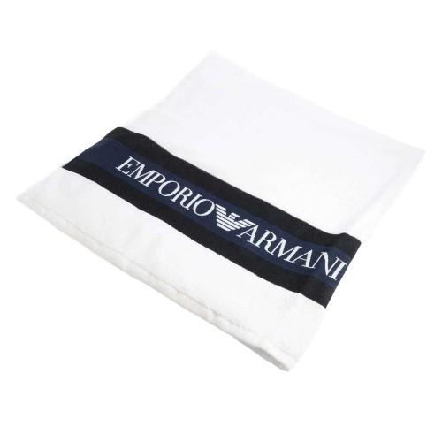 Emporio Armani Logo Woven Towel