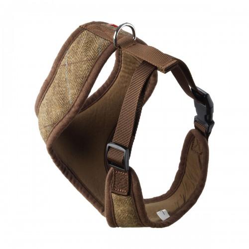 House of Paws Memory Foam Tweed Dog Harness