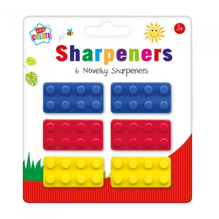 Kids Create Building Block Sharpener (Pack of 6)