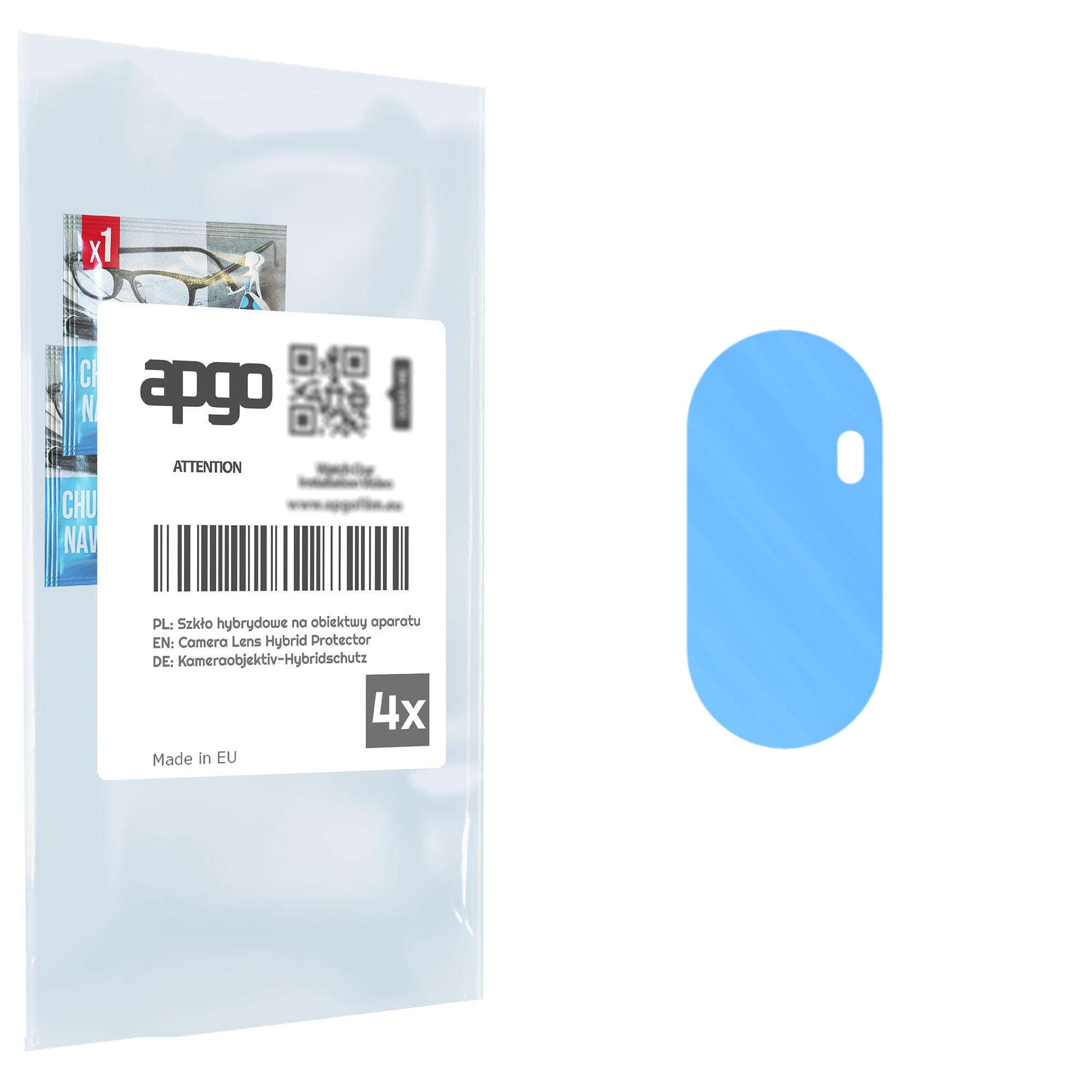 apgo 4x Lens Protector Camera Protective Hybrid Glass for Oppo Reno10 PHW110, Camera Protection, 9H Camera Lens Camera Lens Protector