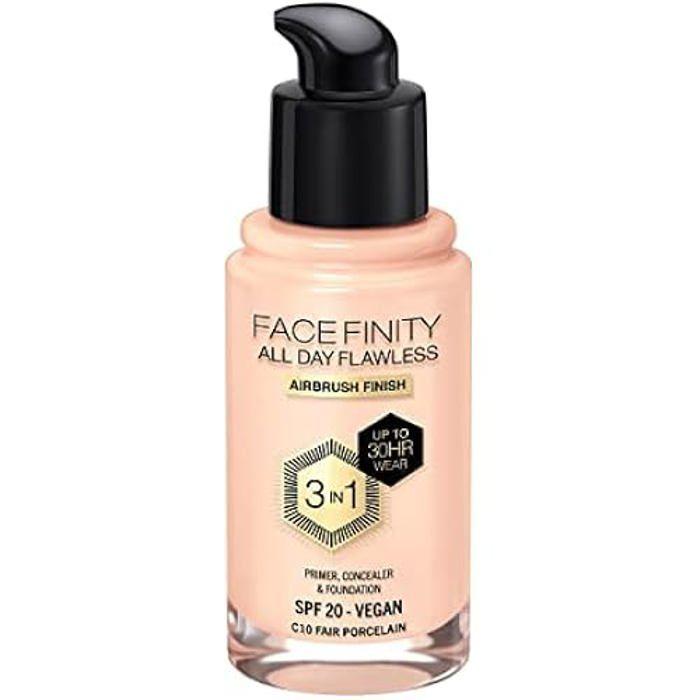 Foundation - MAX FACTOR - Facefinity 3-in-1 - SPF 20 - 30 Ml - Shade Fair Porcelain