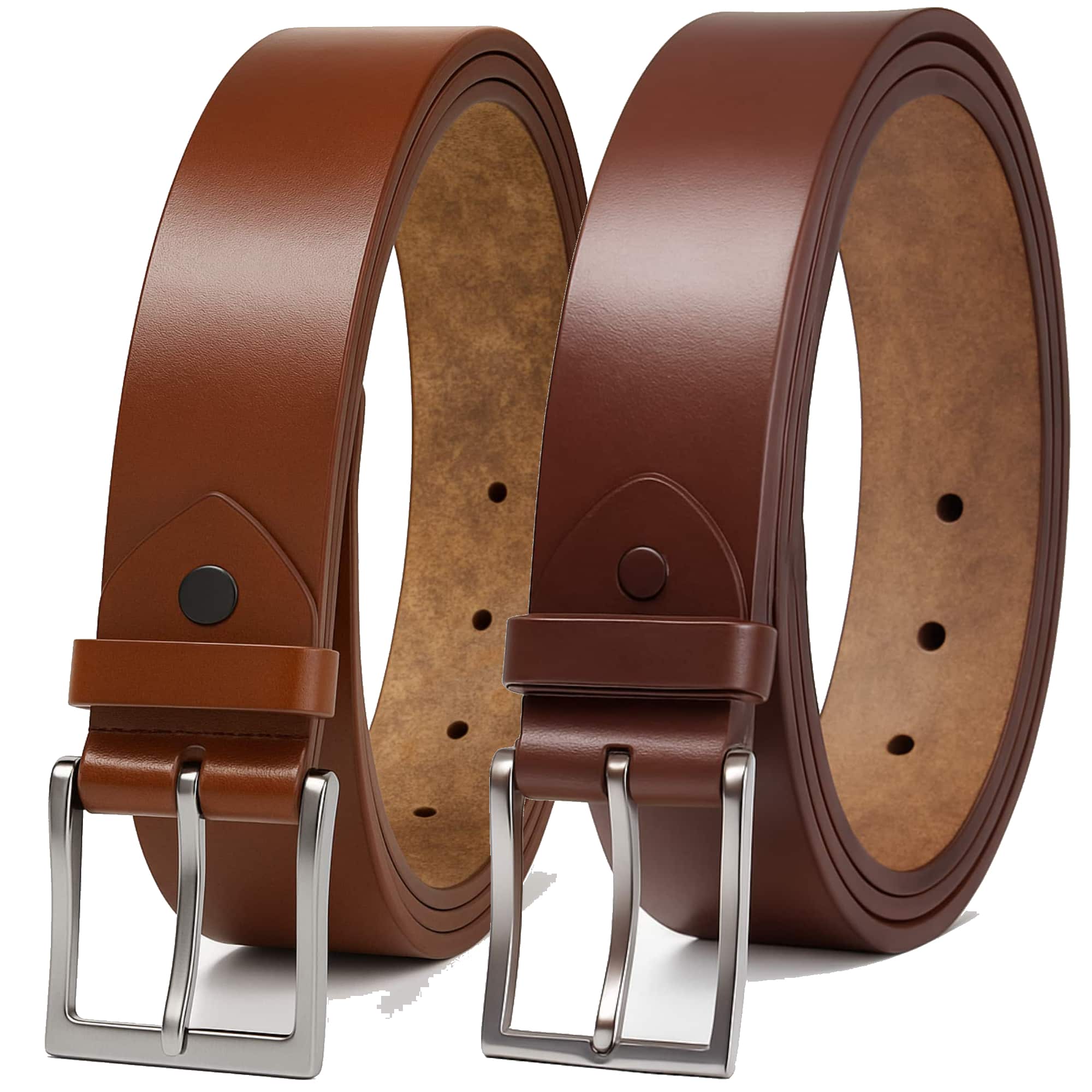 High-quality Men's Oversize Leather Belt from Italy