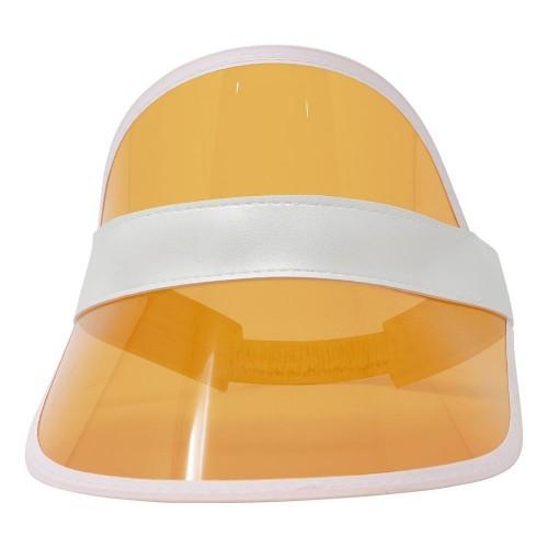 Fiestas Guirca Unisex Adult Transparent 80s Visor Cap