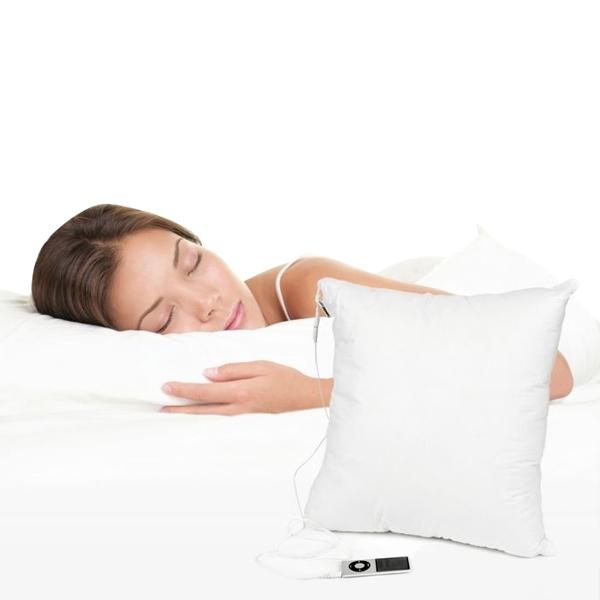 White Pillow with Built-in Speaker Speaker Musical Cushion