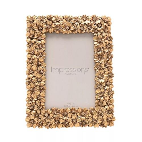 Widdop Impressions Resin Flowers Photo Frame