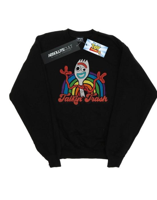 Disney Mens Toy Story 4 Forky TalkinÂ´ Trash Sweatshirt