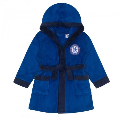 Chelsea FC Baby Crest Fleece Dressing Gown