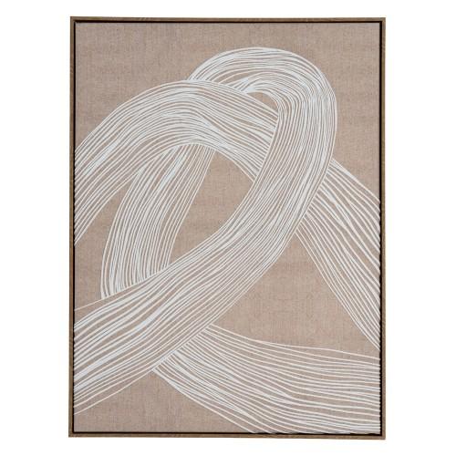 Hill Interiors Lunora Line Art Framed Canvas Print