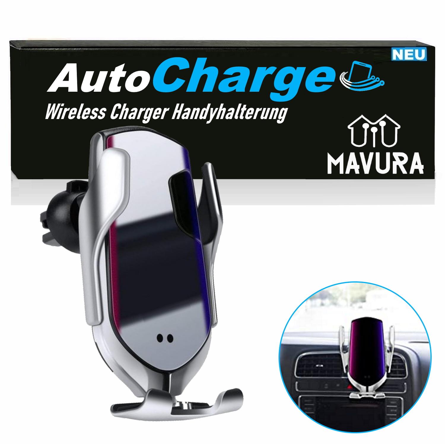 AutoCharge Qi Car Wireless Charger Mobile Phone Holder Car Wireless Charger