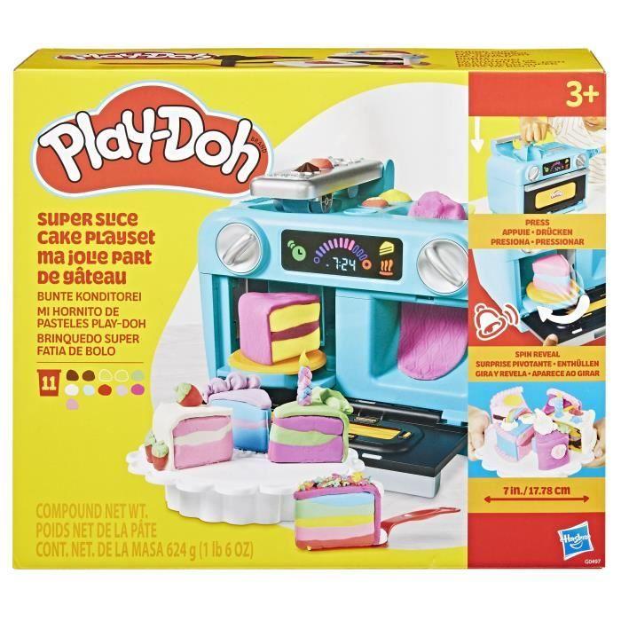 Play-Doh My Pretty Piece of Cake, Toy Oven, Pretend Kitchen Accessories and 11 Pots of Modelling Dough, from 3 Years Old