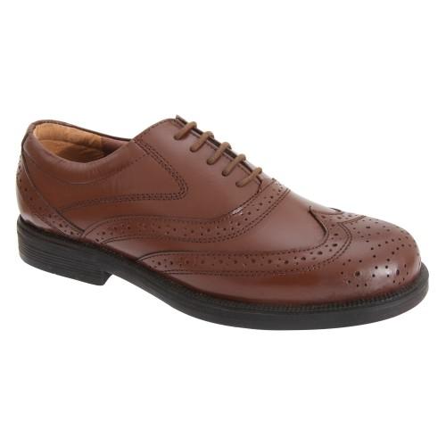 Scimitar Mens Wing Cap Brogue Oxford Shoes
