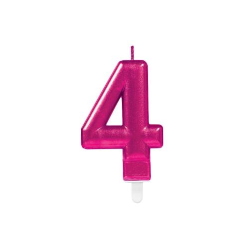 Amscan 4 Metallic Candles