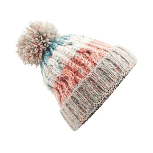 Beechfield Unisex Adults Corkscrew Knitted Pom Pom Beanie Hat