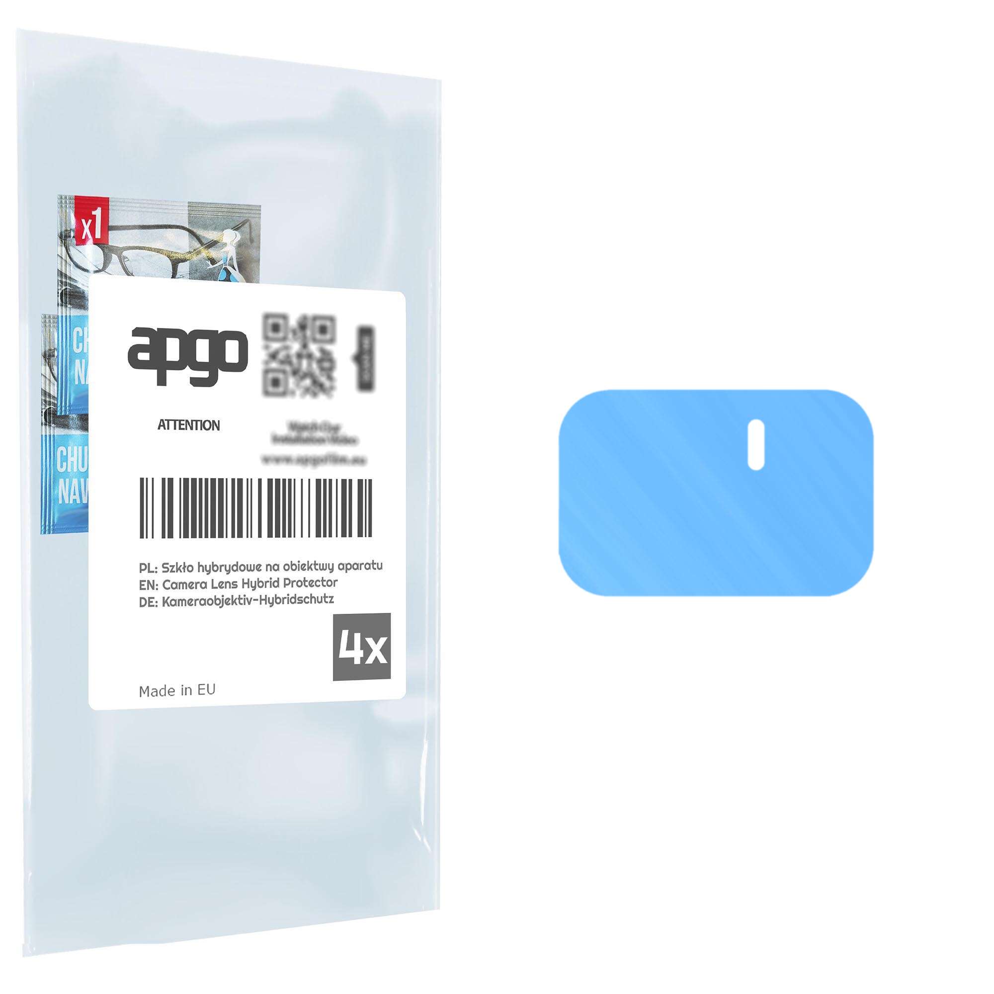 apgo 4x Lens Protector Camera Protective Hybrid Glass for Xiaomi Mi 11 Ultra, Camera Protection, 9H Camera Lens Camera Lens Protector