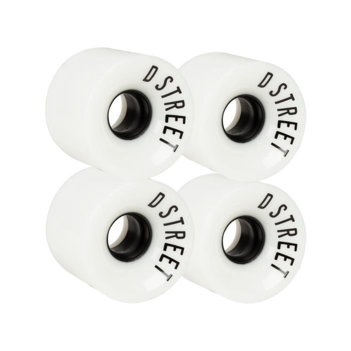 D-Street 59 Cent 78A - 59mm White Cruiser Skateboard Wheels