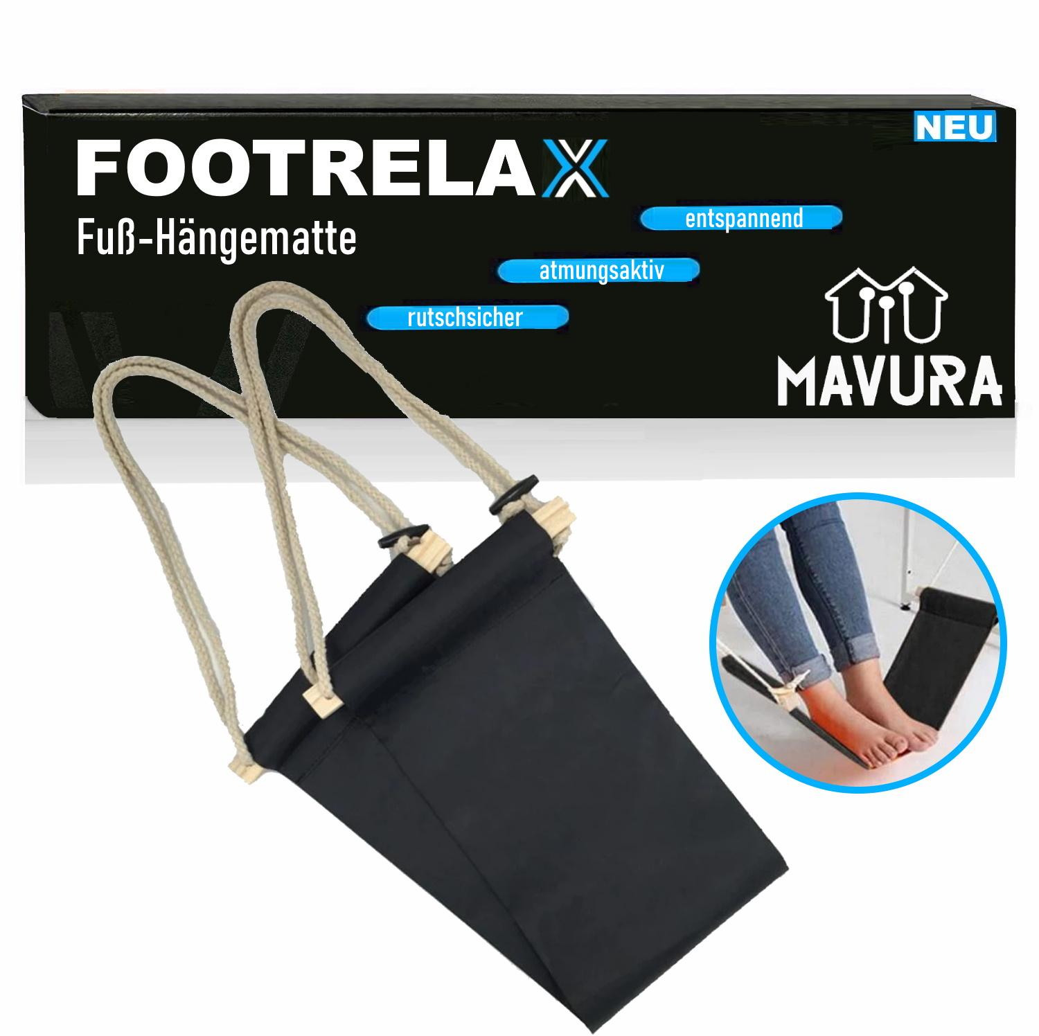 FOOTRELAX Portable Foot Hammock Office Desk Footrest Table Travel Storage