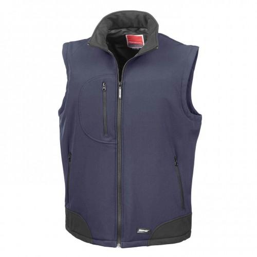 Result Mens Softshell Bodywarmer Breathable Weatherproof Jacket